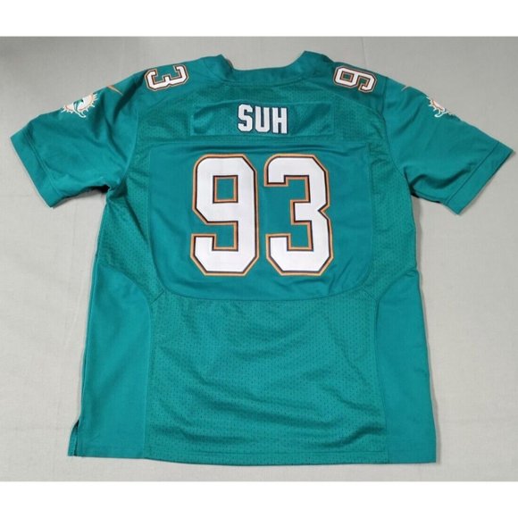 Ndamukong Suh Miami Dolphins Jersey Size 44 Nike On Field #93 - Picture 2 of 12